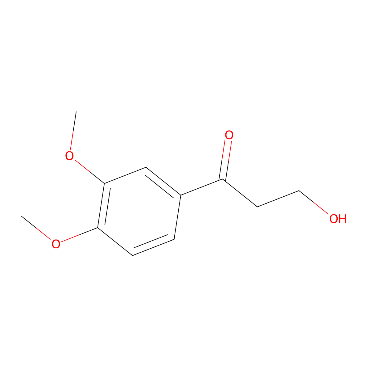 1-(3,4-Dimethoxyphenyl)-3-hydroxypropan-1-one molecular structure, CAS 104397-78-6