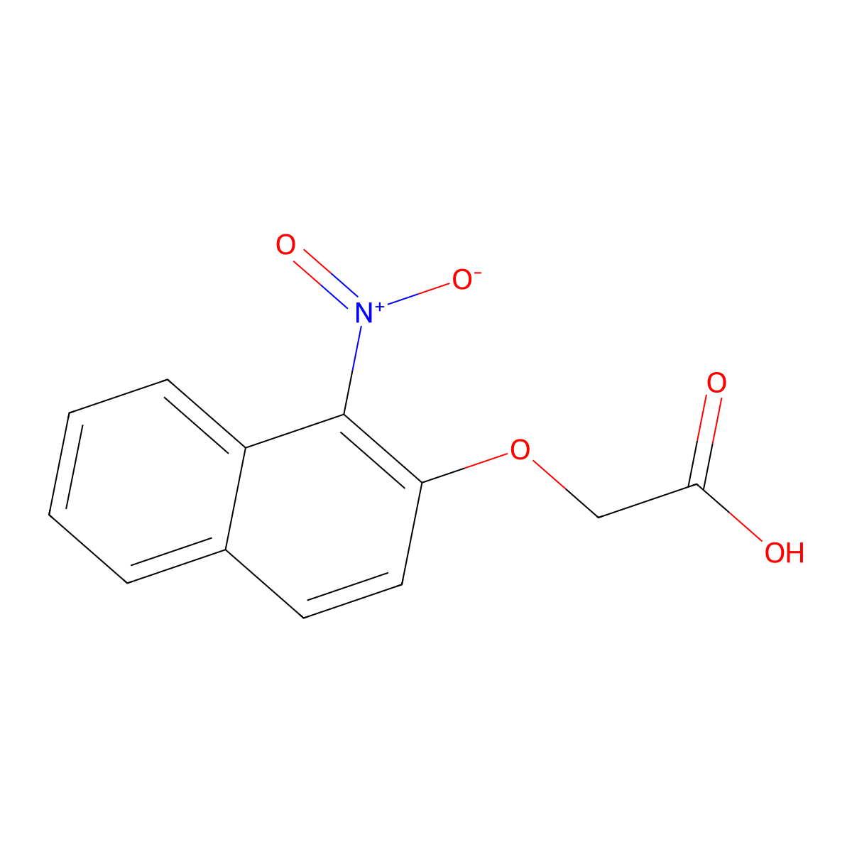 [(1-Nitro-2-naphthyl)oxy]acetic acid molecular structure, CAS 10440-91-2