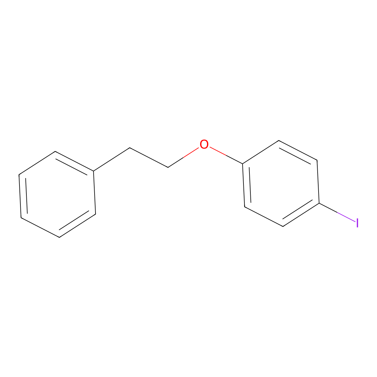 1-Iodo-4-(2-phenylethoxy)benzene molecular structure, CAS 1044065-94-2