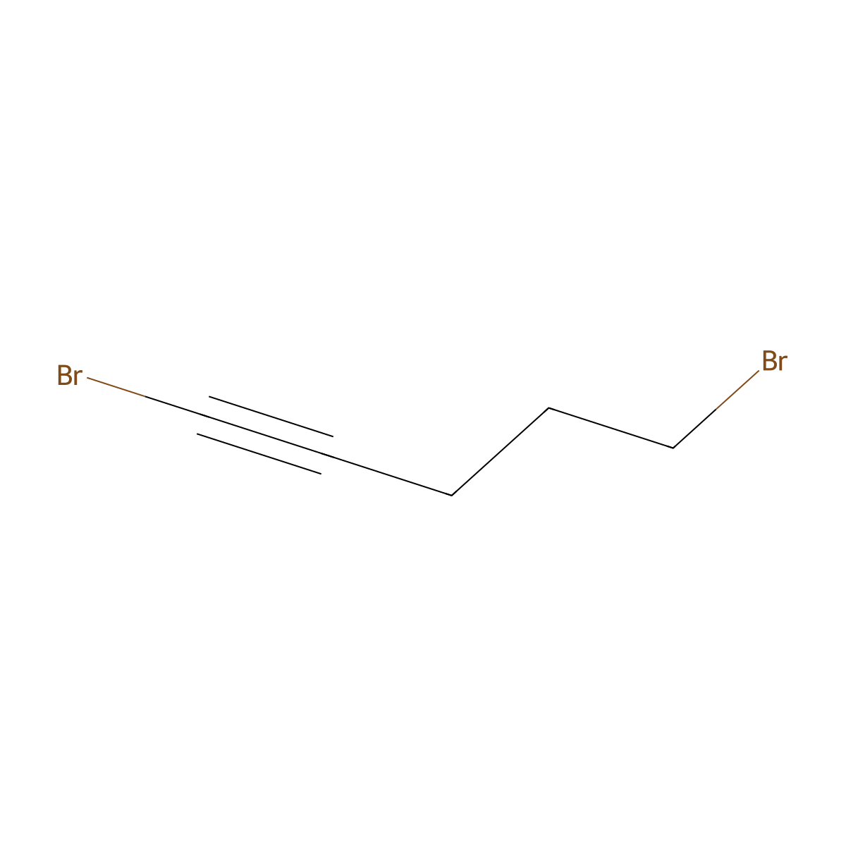 1,5-Dibromopent-1-yne molecular structure, CAS 104418-02-2