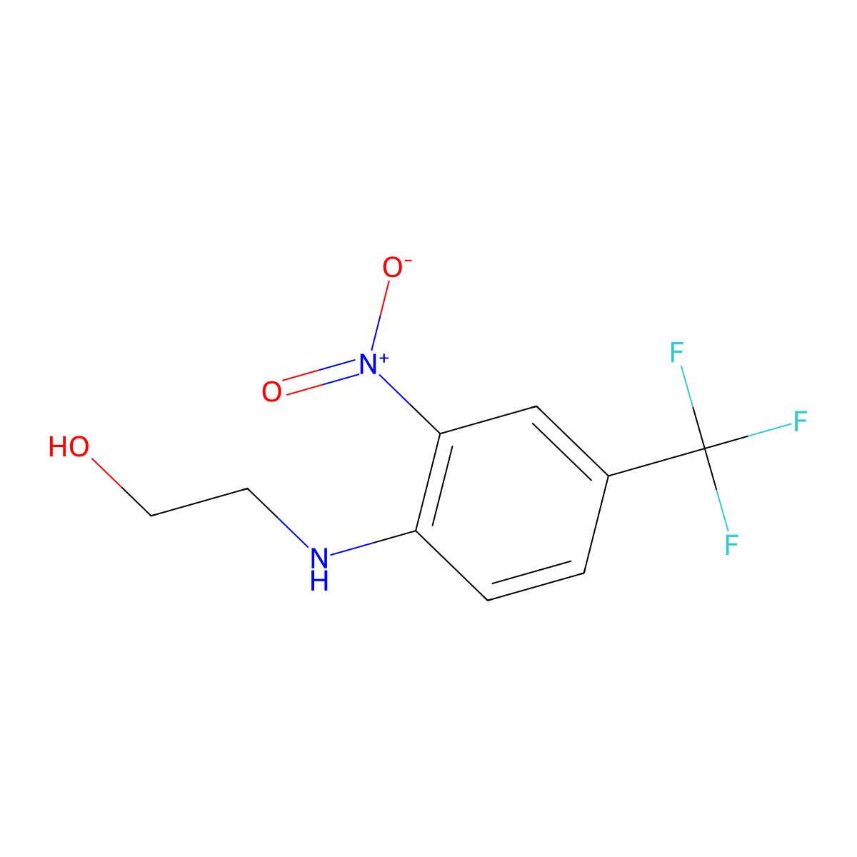 HC Yellow No. 13 molecular structure, CAS 10442-83-8