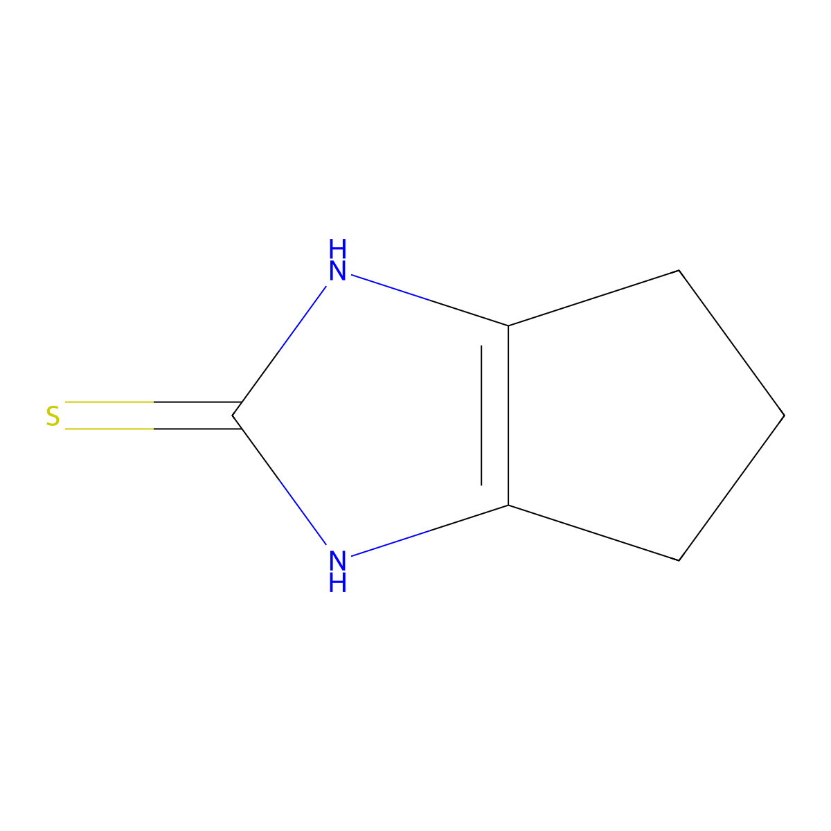 1H,4H,5H,6H-cyclopenta[d]imidazole-2-thiol molecular structure, CAS 10442-99-6