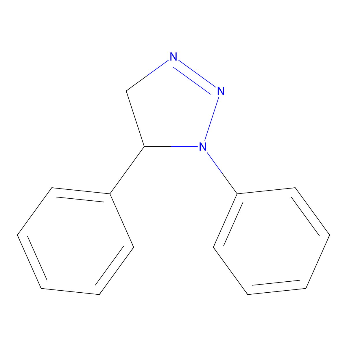 delta(sup 2)-1,2,3-Triazoline, 1,5-diphenyl- molecular structure, CAS 10445-22-4