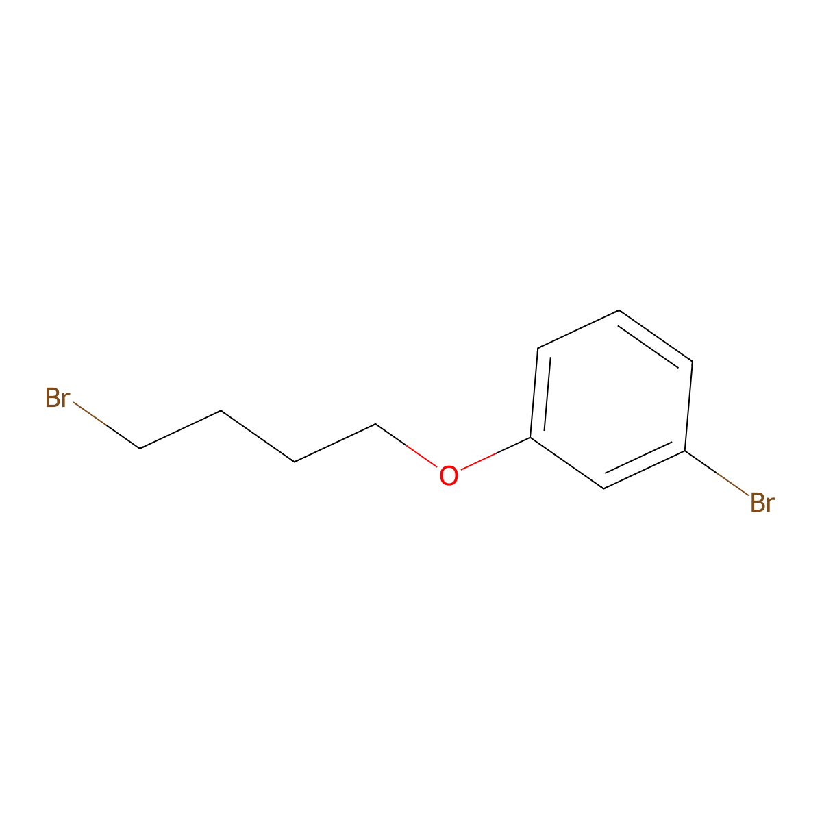 1-Bromo-3-(4-bromobutoxy)benzene molecular structure, CAS 1044501-90-7