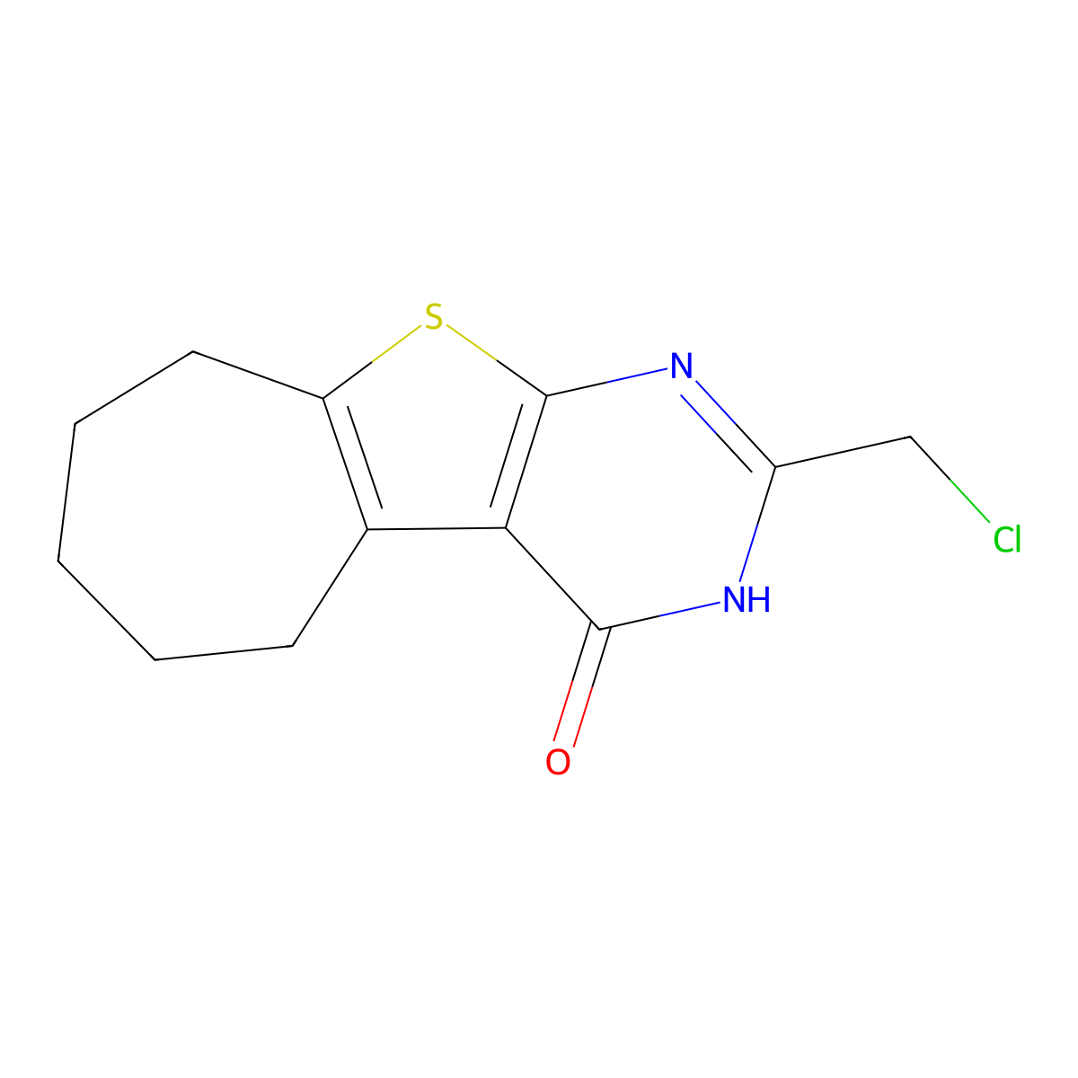 5-(Chloromethyl)-8-thia-4,6-diazatricyclo[7.5.0.0(2,7)]tetradeca-1(9),2(7),3,5-tetraen-3-ol molecular structure, CAS 1044548-70-0