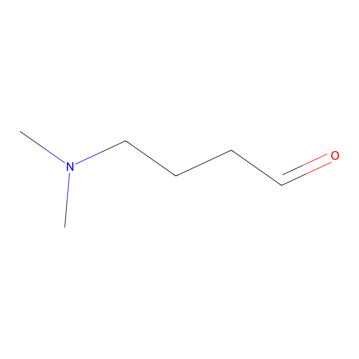 4-(Dimethylamino)butanal molecular structure, CAS 104459-70-3