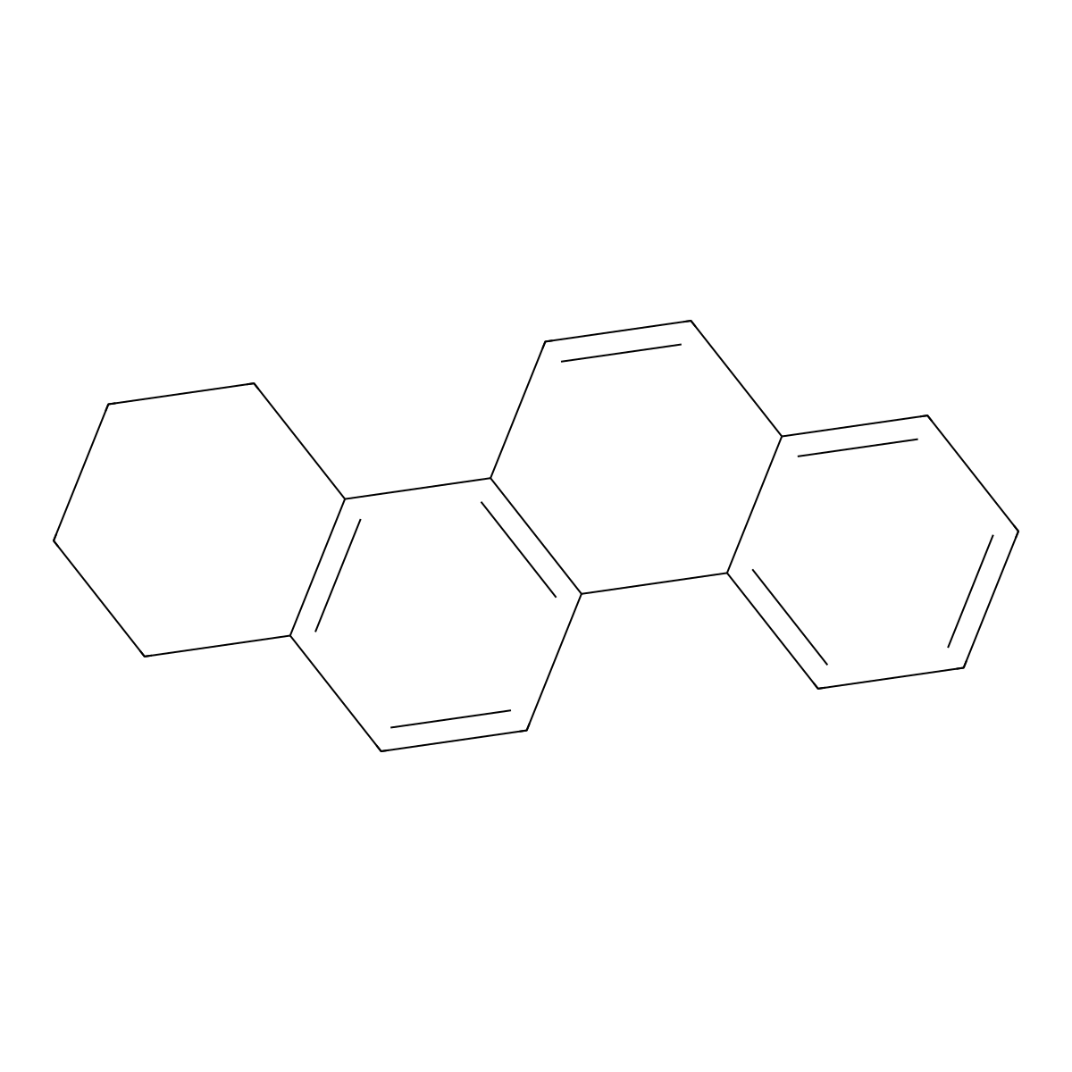 Chrysene, 7,8,9,10-tetrahydro- molecular structure, CAS 104460-72-2