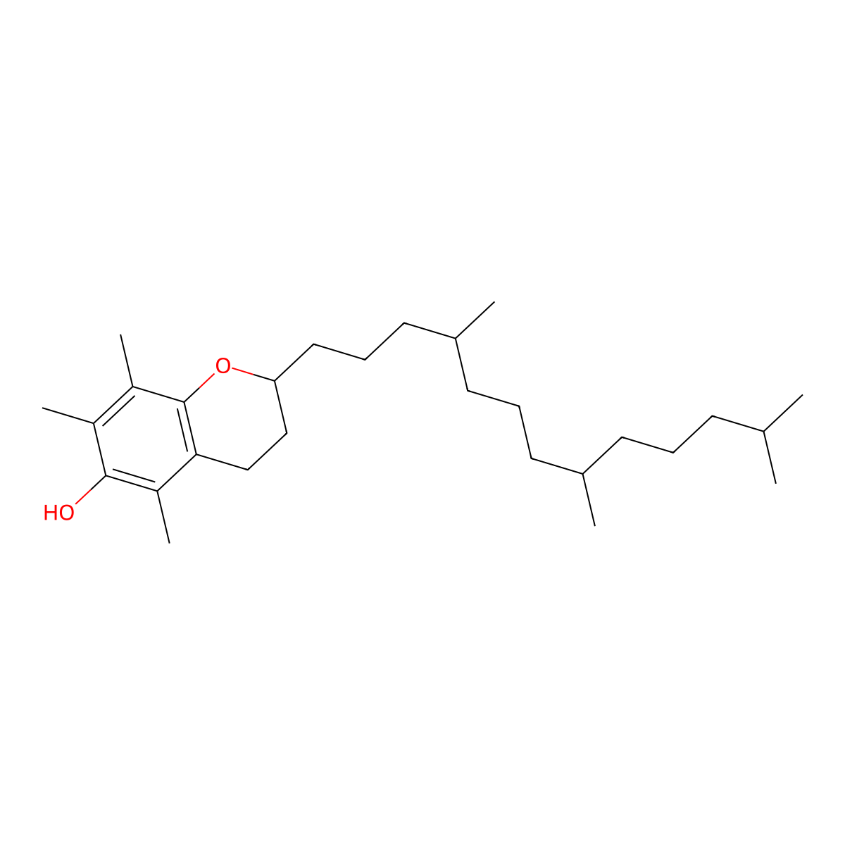 (R)-5,7,8-trimethyl-2-((4R,8R)-4,8,12-trimethyltridecyl)chroman-6-ol molecular structure, CAS 1044663-57-1