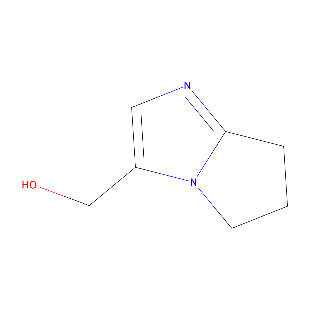 6,7-Dihydro-5H-pyrrolo[1,2-a]imidazol-3-ylmethanol molecular structure, CAS 1044764-19-3