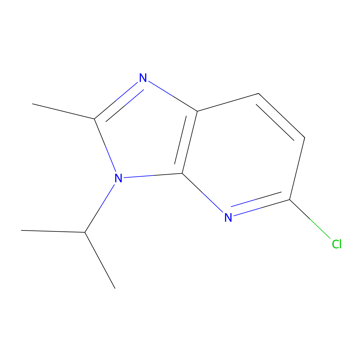 5-Chloro-3-isopropyl-2-methyl-3H-imidazo[4,5-B]pyridine molecular structure, CAS 1044770-70-8