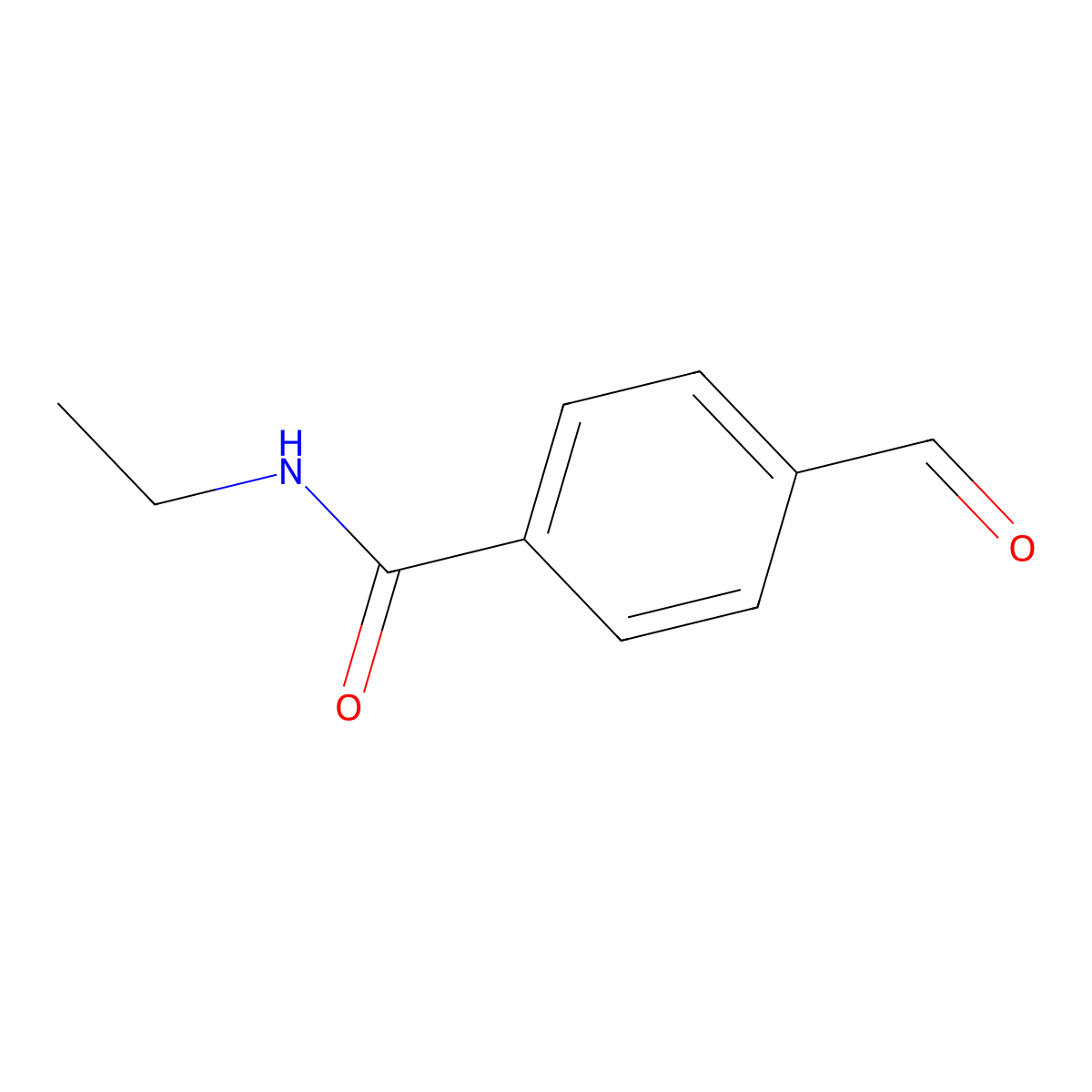 N-ethyl-4-formylbenzamide molecular structure, CAS 104478-16-2