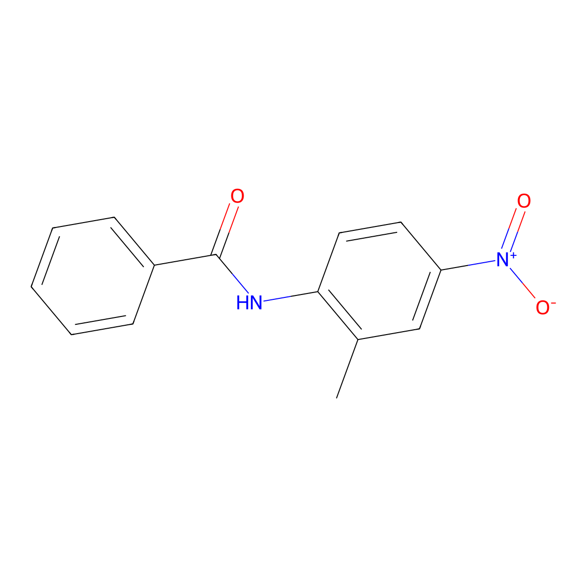 N-(2-methyl-4-nitrophenyl)benzamide molecular structure, CAS 104478-92-4