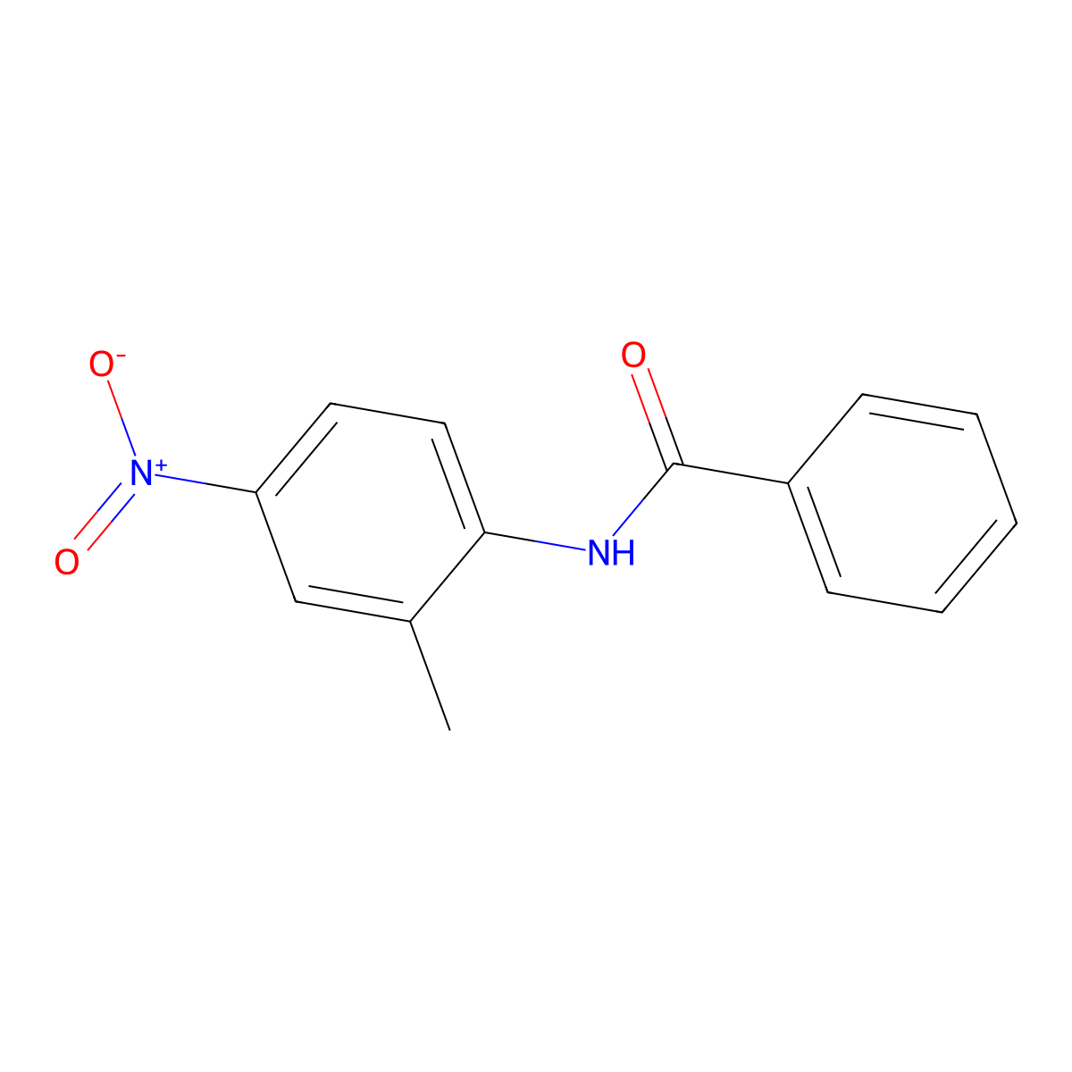 N-(2-methyl-4-nitrophenyl)benzamide molecular structure, CAS 104478-92-4