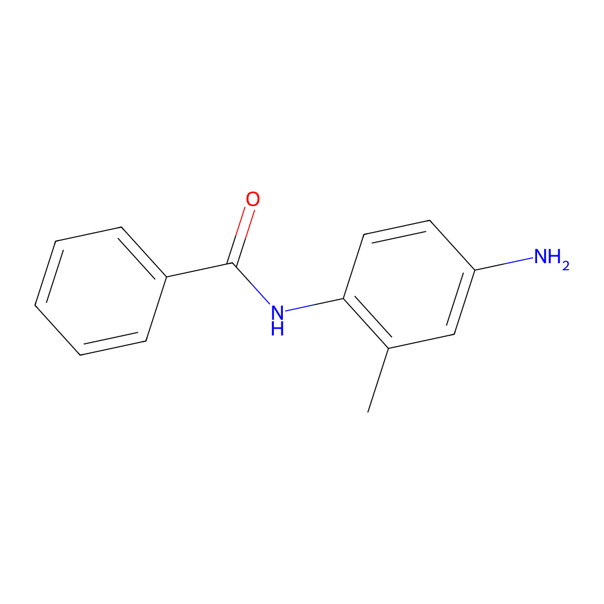 N-(4-amino-2-methylphenyl)benzamide molecular structure, CAS 104478-99-1