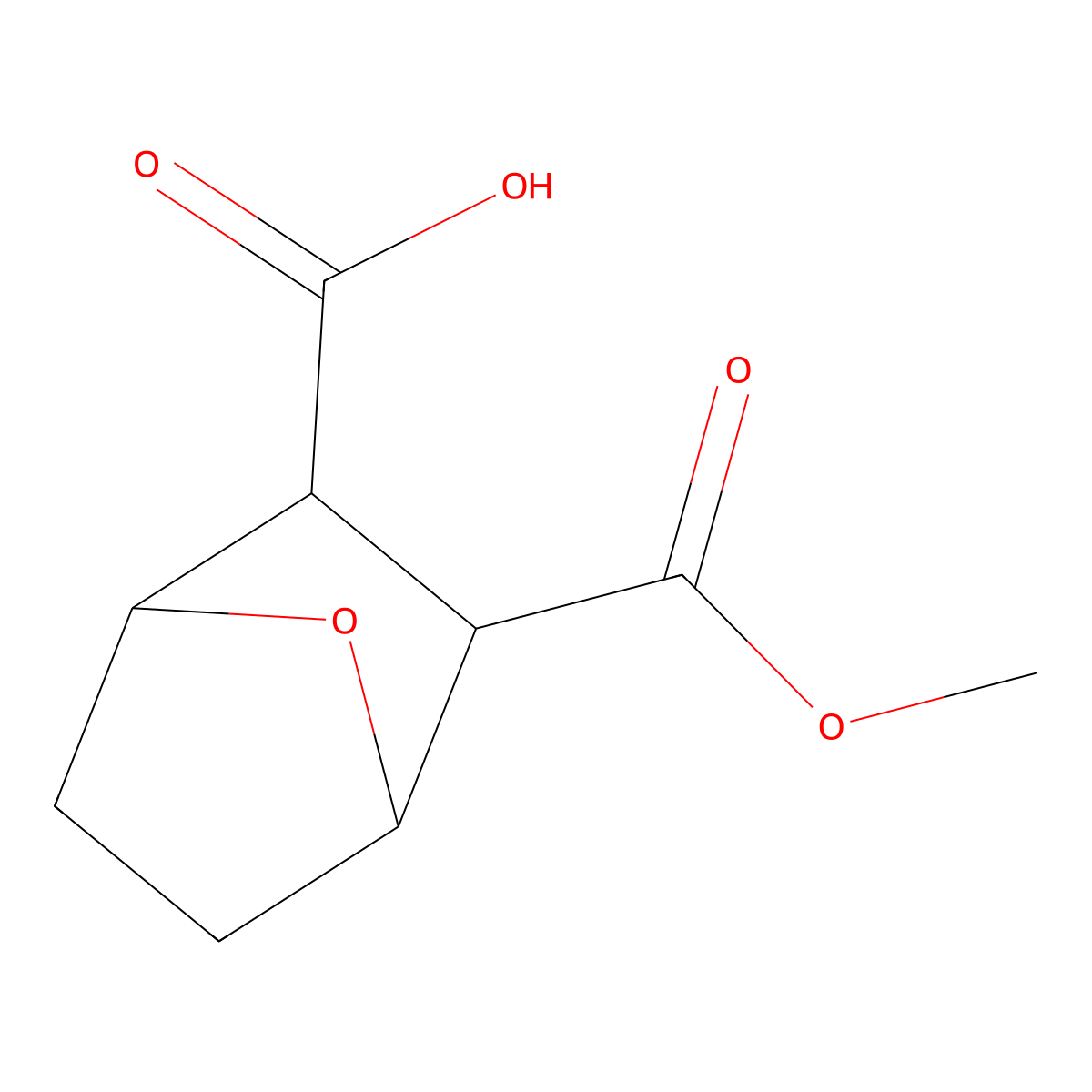 (1R,2S,3R,4S)-3-(Methoxycarbonyl)-7-oxabicyclo[2.2.1]heptane-2-carboxylic acid molecular structure, CAS 104485-83-8