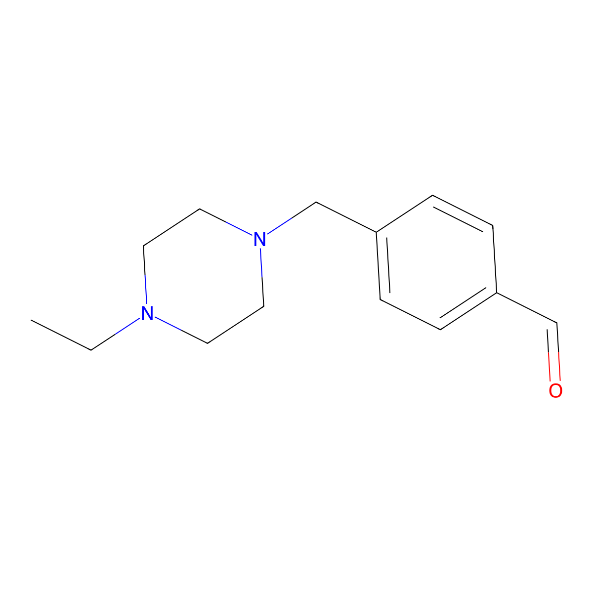 4-[(4-Ethylpiperazino)methyl]benzaldehyde molecular structure, CAS 1044872-39-0