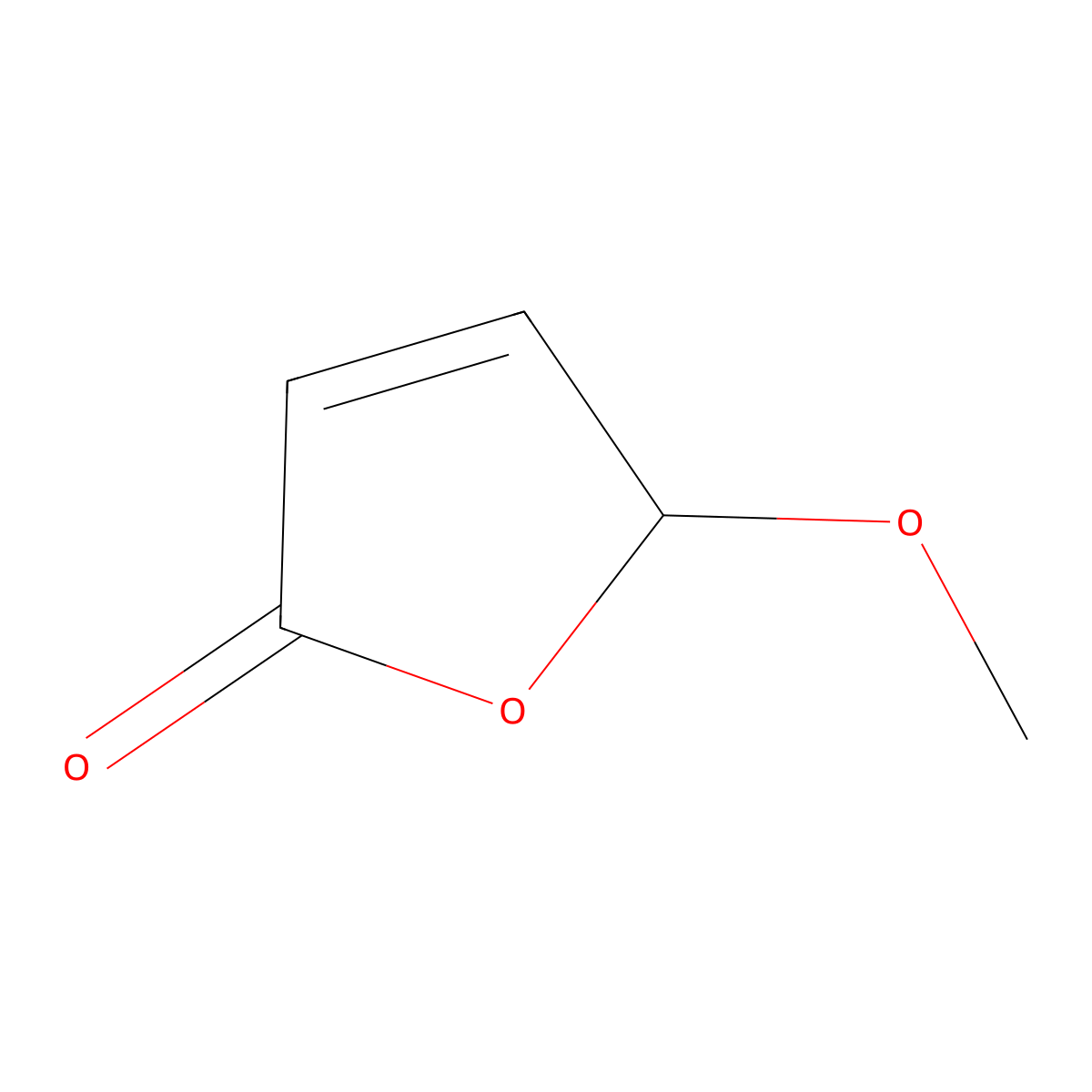 5-Methoxyfuran-2(5H)-one molecular structure, CAS 10449-66-8