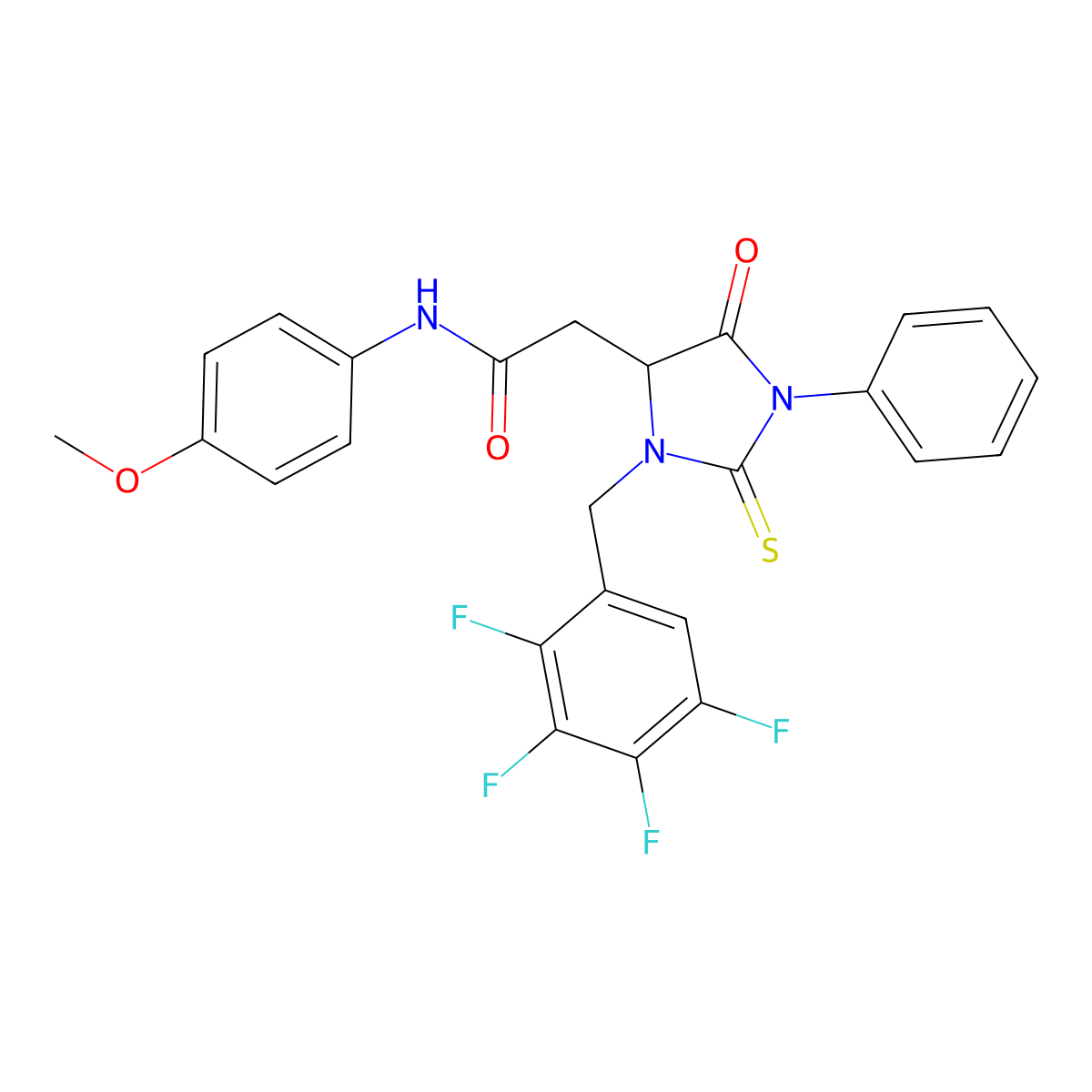 C25H19F4N3O3S molecular structure, CAS 1045019-99-5