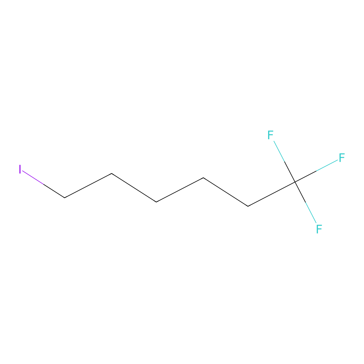 1,1,1-Trifluoro-6-iodohexane molecular structure, CAS 104504-31-6