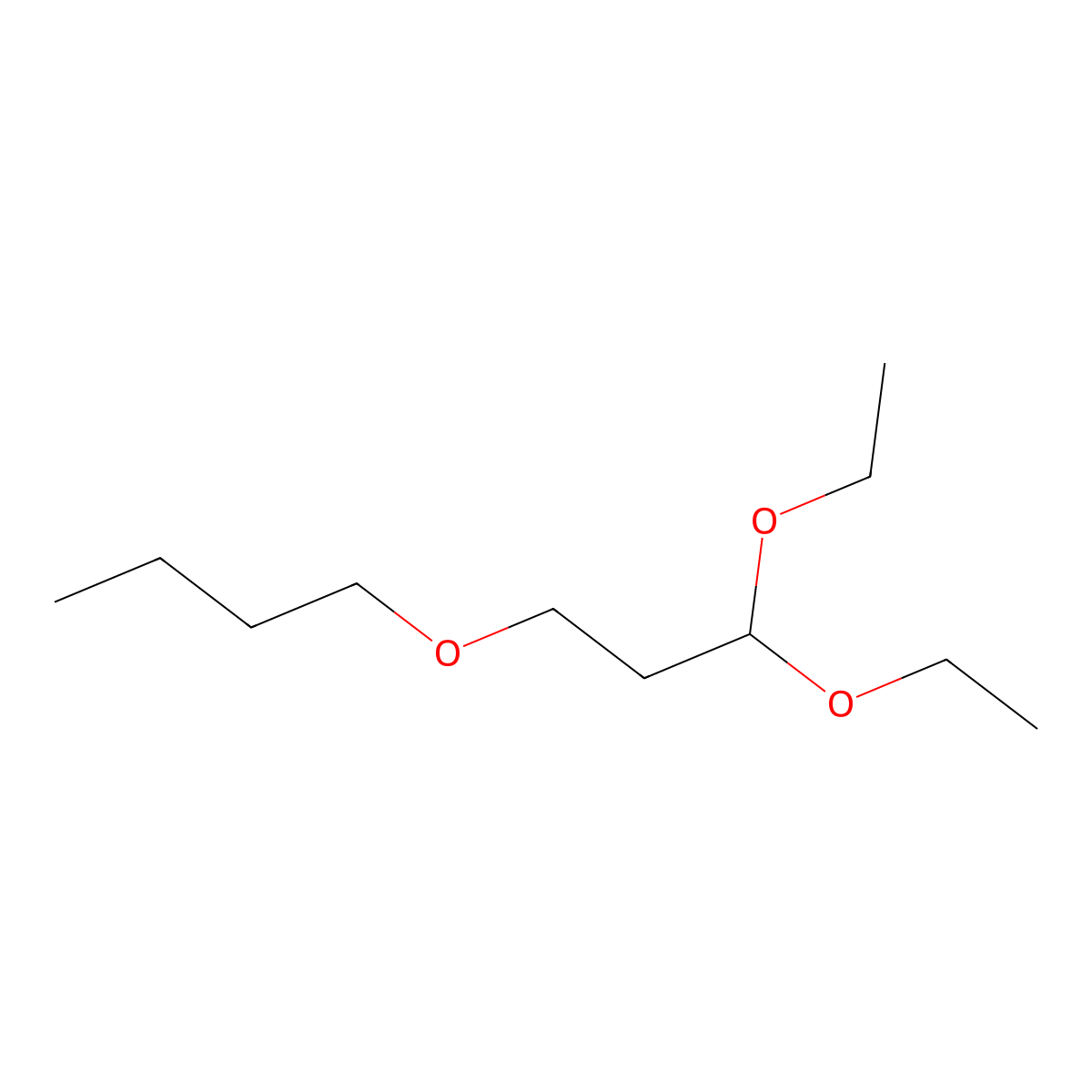 1-(3,3-Diethoxypropoxy)butane molecular structure, CAS 104513-14-6
