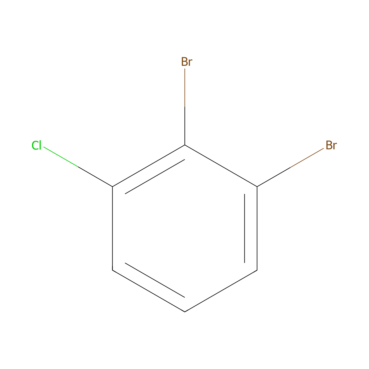 1,2-Dibromo-3-chlorobenzene molecular structure, CAS 104514-49-0