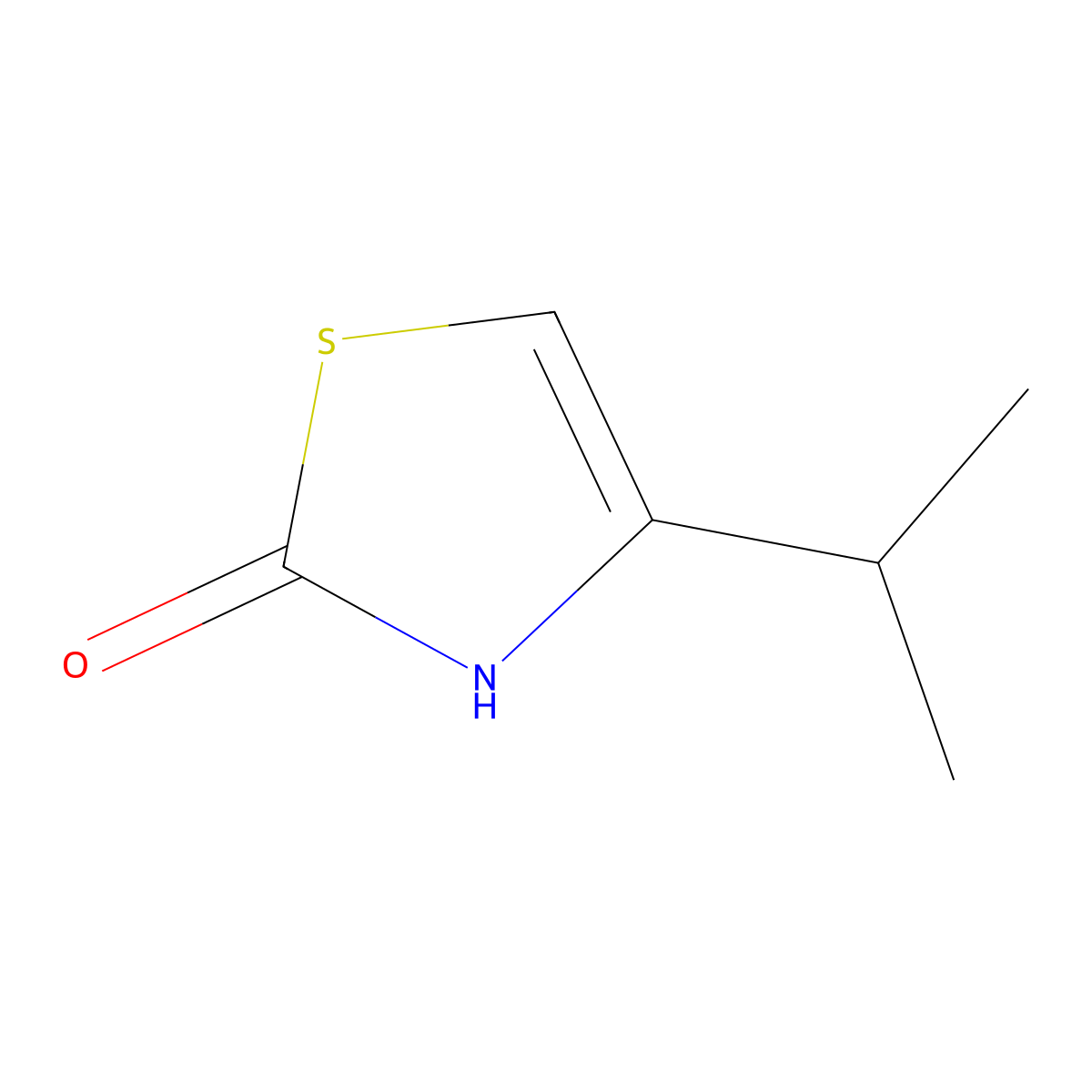 4-(Propan-2-yl)-2,3-dihydro-1,3-thiazol-2-one molecular structure, CAS 104514-85-4