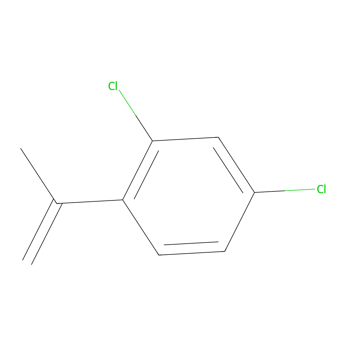 2,4-Dichloro-1-(prop-1-en-2-yl)benzene molecular structure, CAS 104517-04-6
