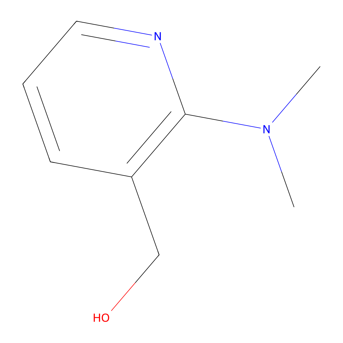 [2-(Dimethylamino)pyridin-3-yl]methanol molecular structure, CAS 104524-65-4