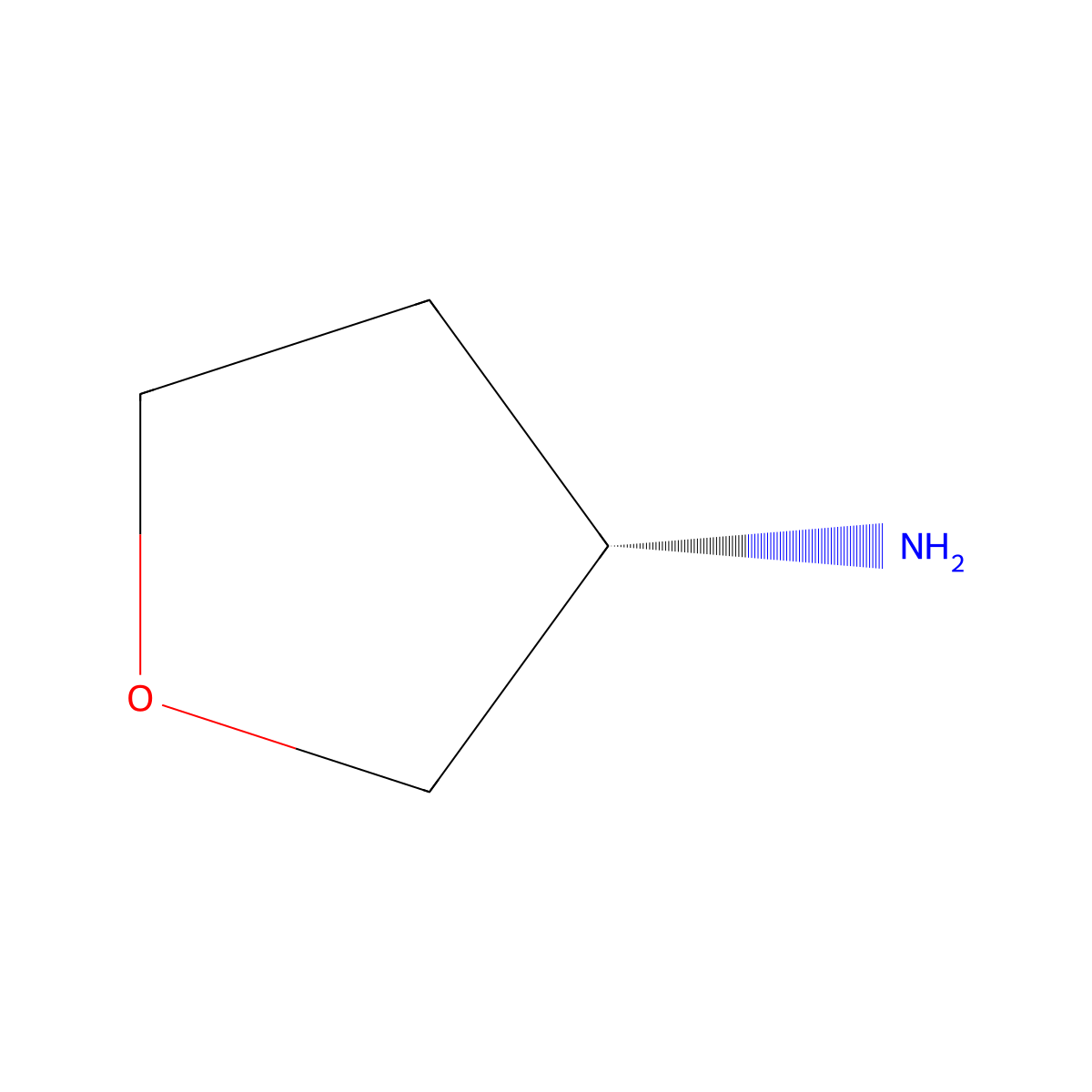 (S)-3-Aminotetrahydrofuran molecular structure, CAS 104530-79-2