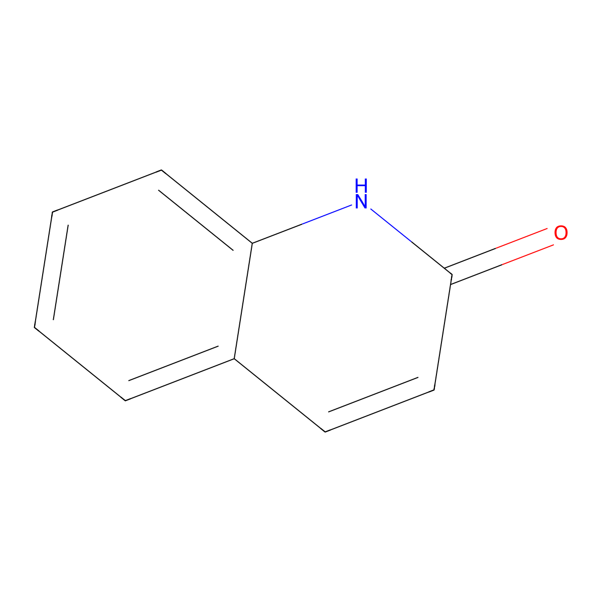 2-Hydroxyquinoline molecular structure, CAS 104534-80-7