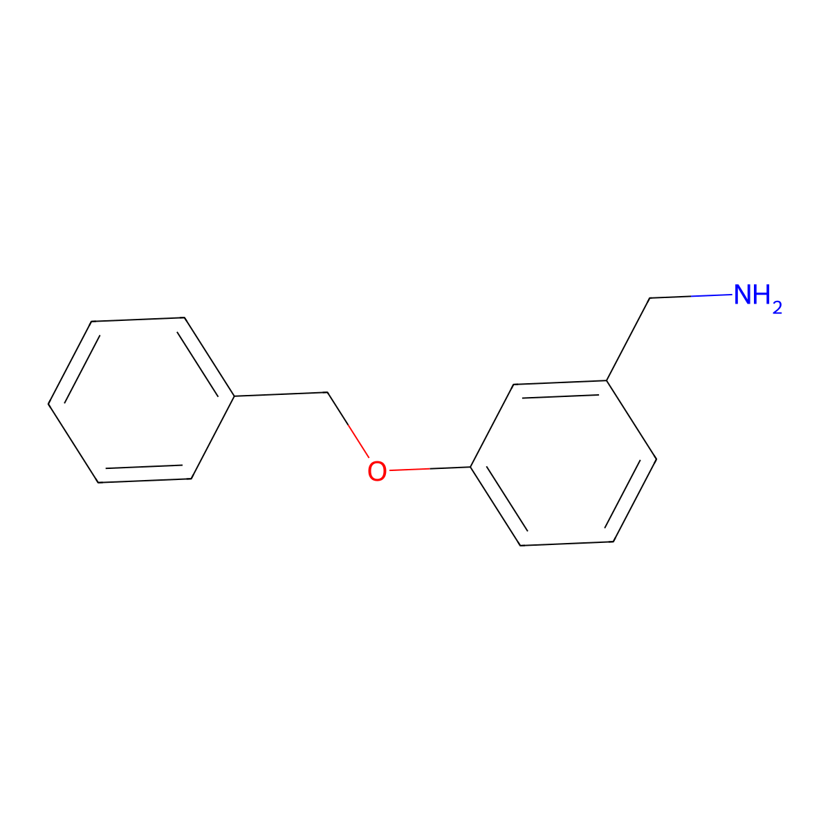 (3-(Benzyloxy)phenyl)methanamine molecular structure, CAS 104566-43-0