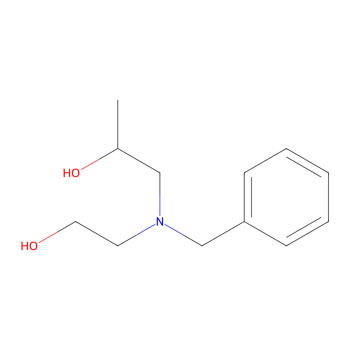 (S)-1-(Benzyl(2-hydroxyethyl)amino)propan-2-ol molecular structure, CAS 1045709-86-1