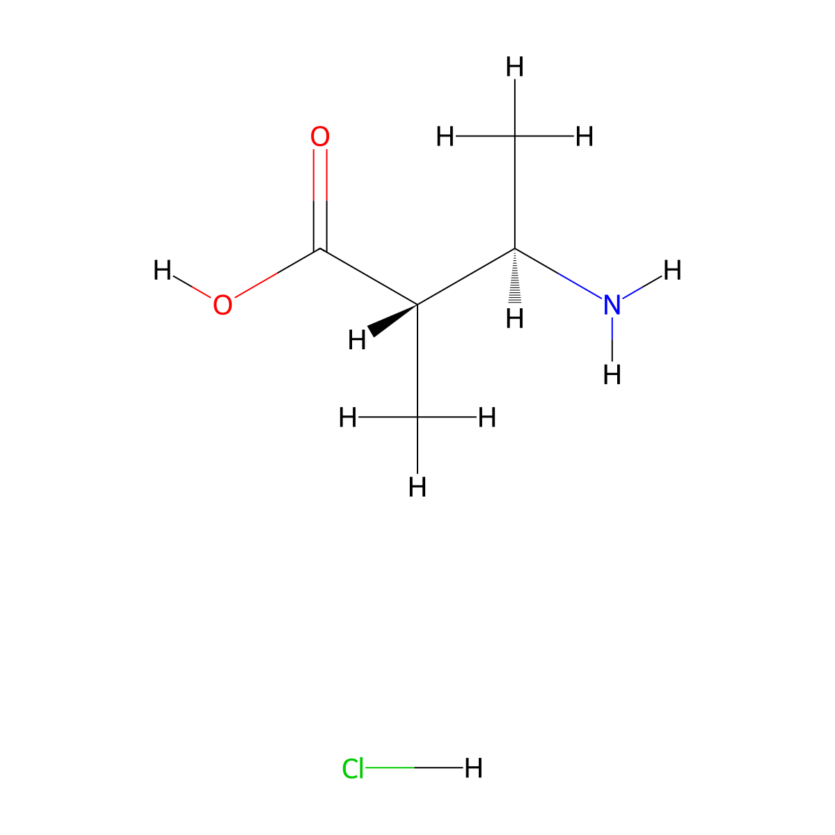 (2S,3R)-3-Amino-2-methylbutanoic acid hydrochloride molecular structure, CAS 1045816-99-6