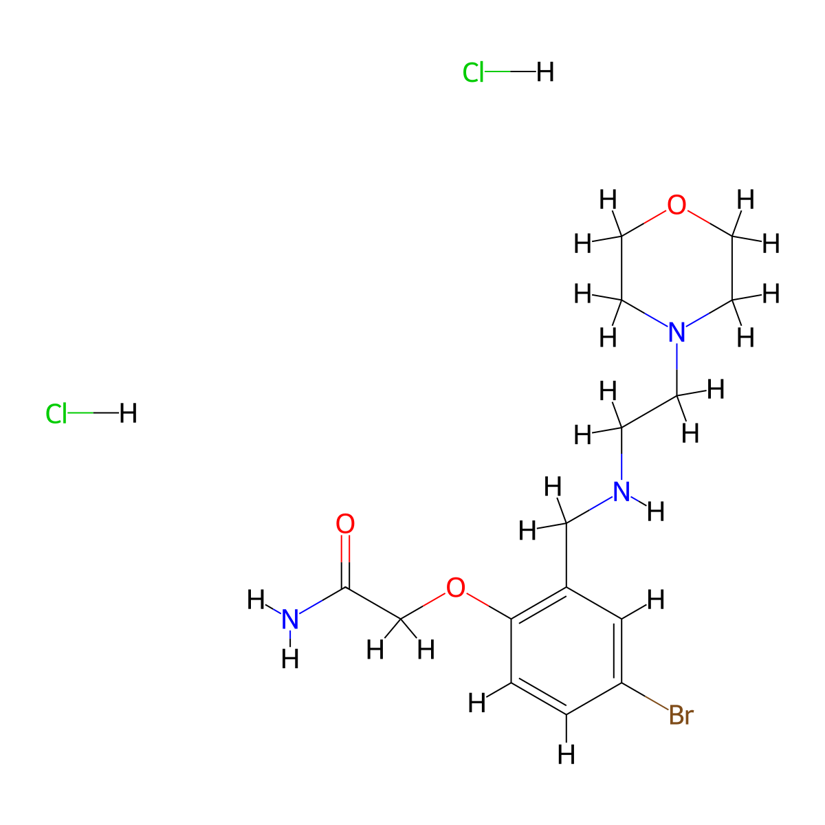 C15H24BrCl2N3O3 molecular structure, CAS 1045817-10-4