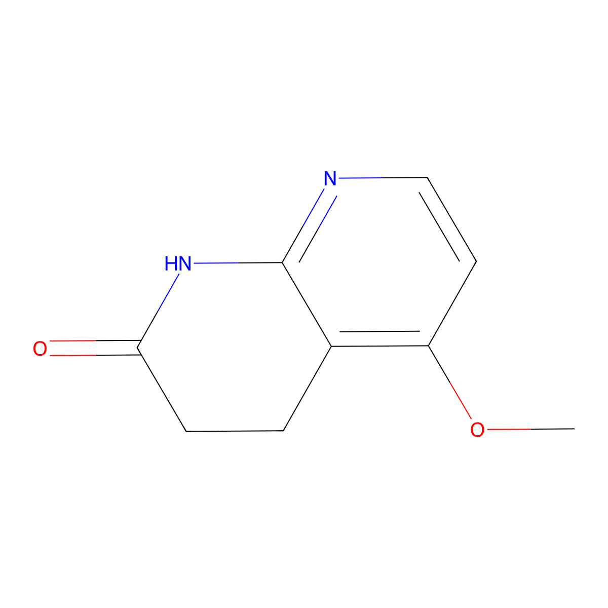 5-Methoxy-3,4-dihydro-1,8-naphthyridin-2(1H)-one molecular structure, CAS 1045855-18-2