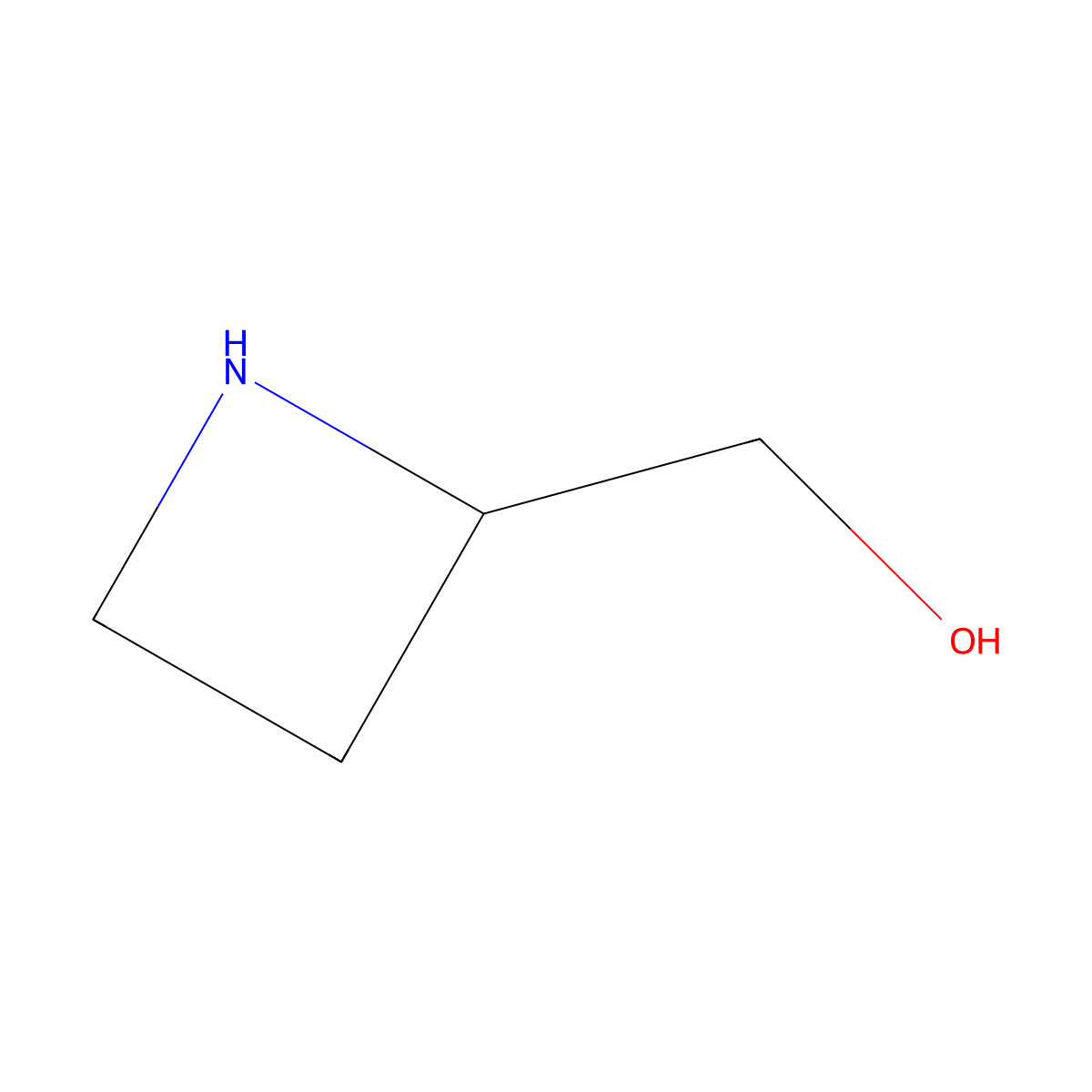 (Azetidin-2-yl)methanol molecular structure, CAS 104587-62-4