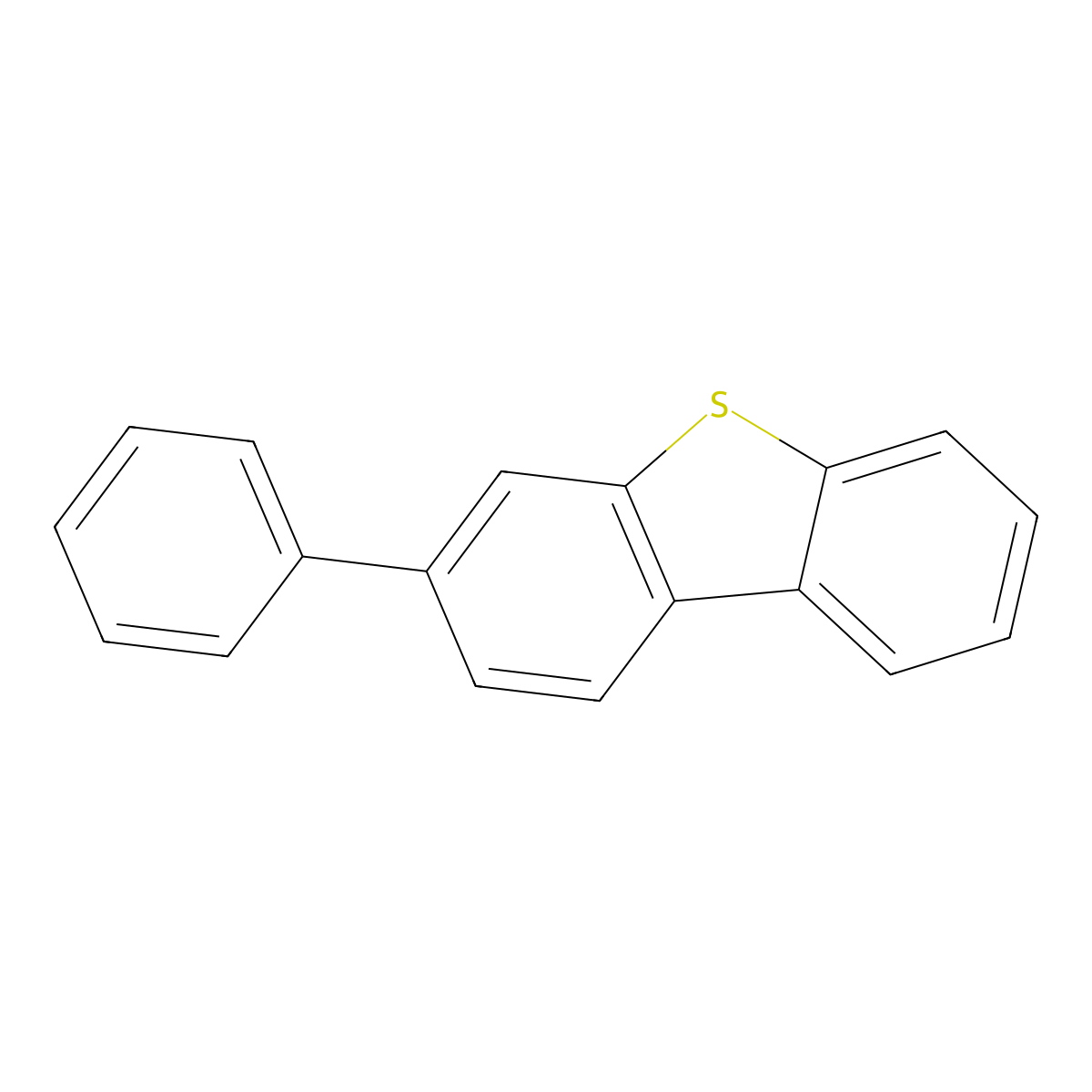 3-Phenyldibenzothiophene molecular structure, CAS 104601-38-9