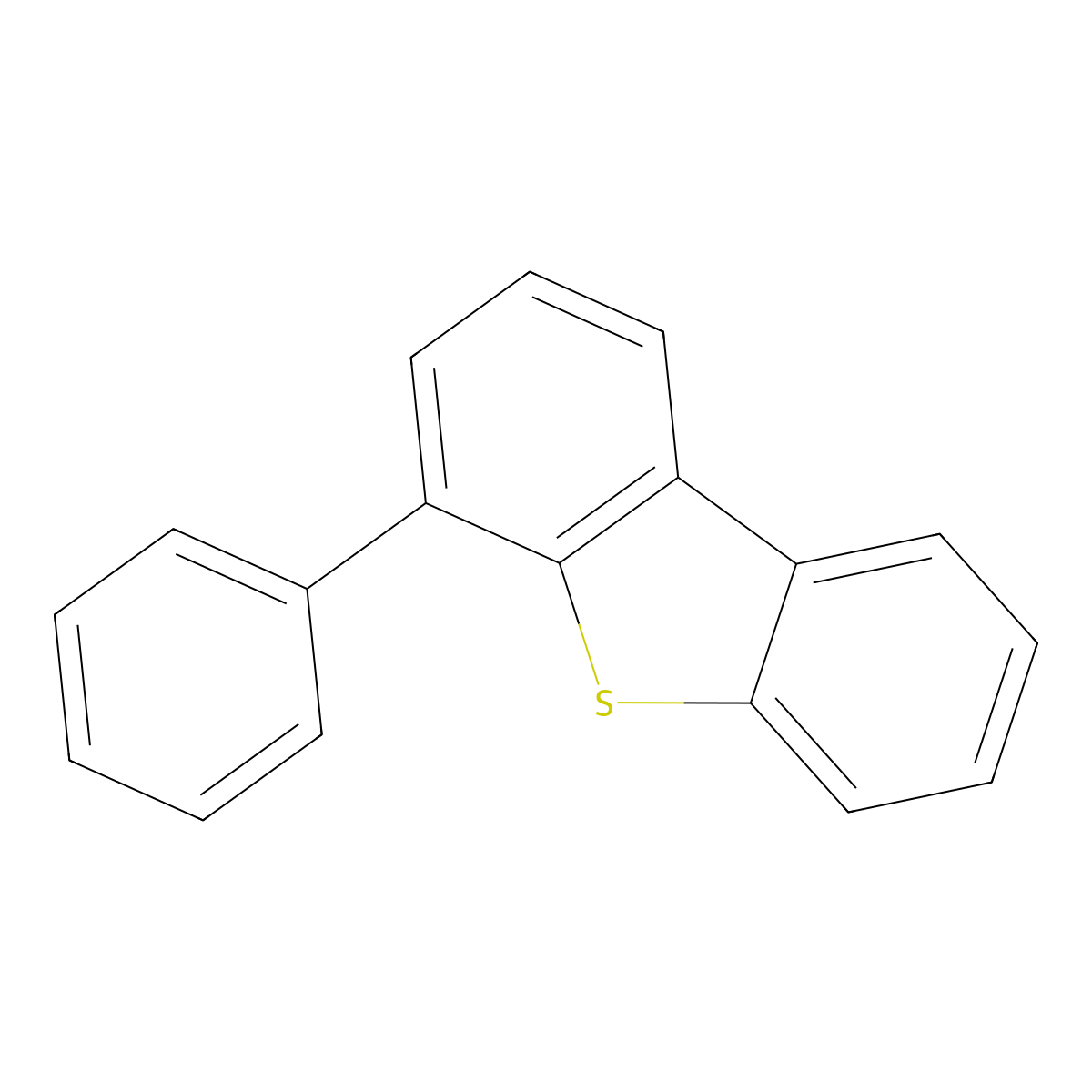 4-Phenyldibenzothiophene molecular structure, CAS 104601-39-0