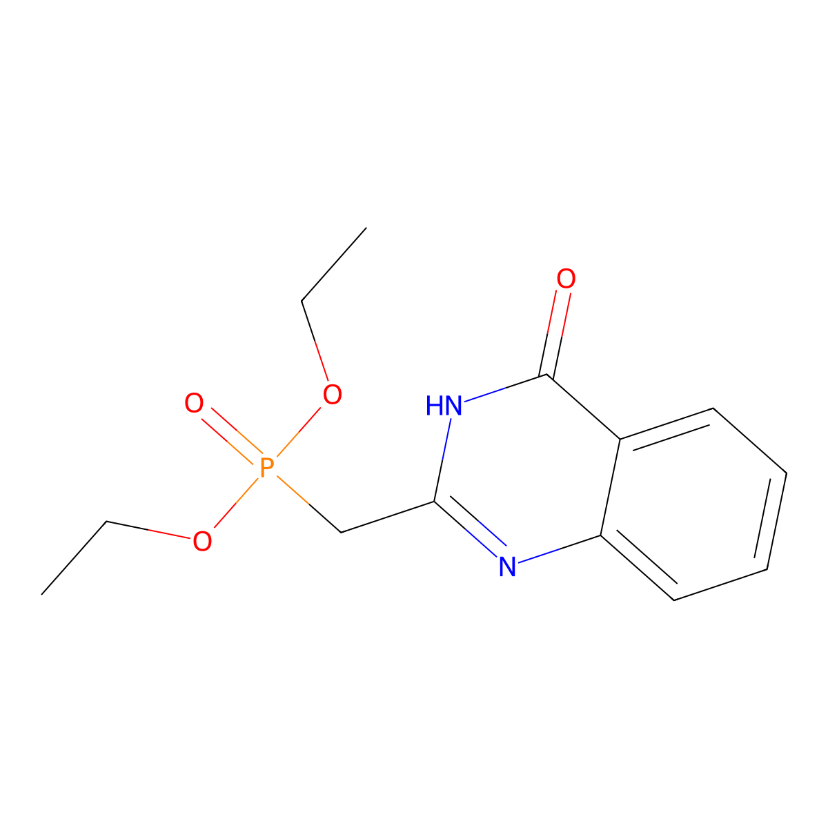 Diethyl [(4-oxo-3,4-dihydroquinazolin-2-yl)methyl]phosphonate molecular structure, CAS 1046114-81-1