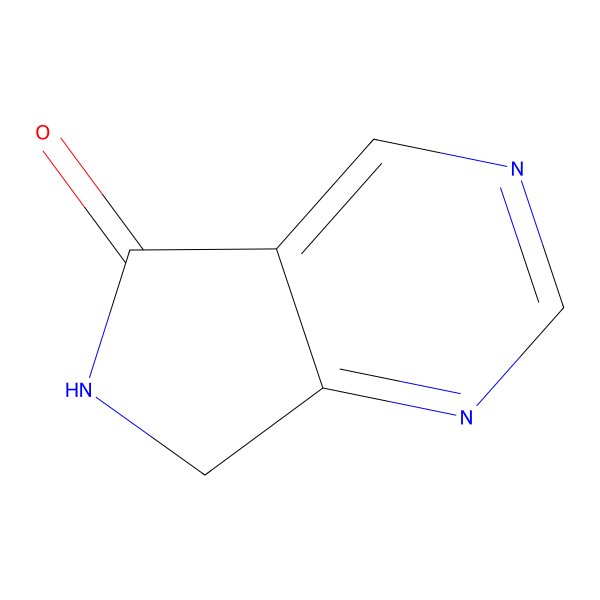 6,7-Dihydro-5H-pyrrolo[3,4-d]pyrimidin-5-one molecular structure, CAS 1046121-35-0