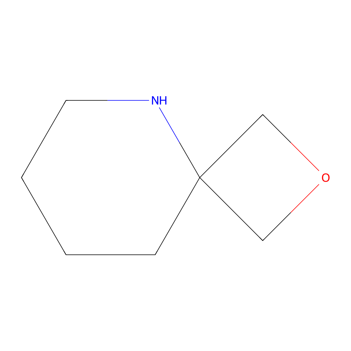 2-Oxa-5-azaspiro[3.5]nonane molecular structure, CAS 1046153-04-1