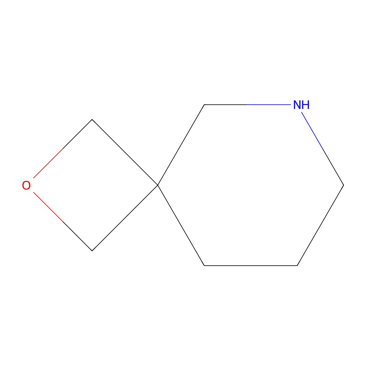2-Oxa-6-azaspiro[3.5]nonane molecular structure, CAS 1046153-20-1