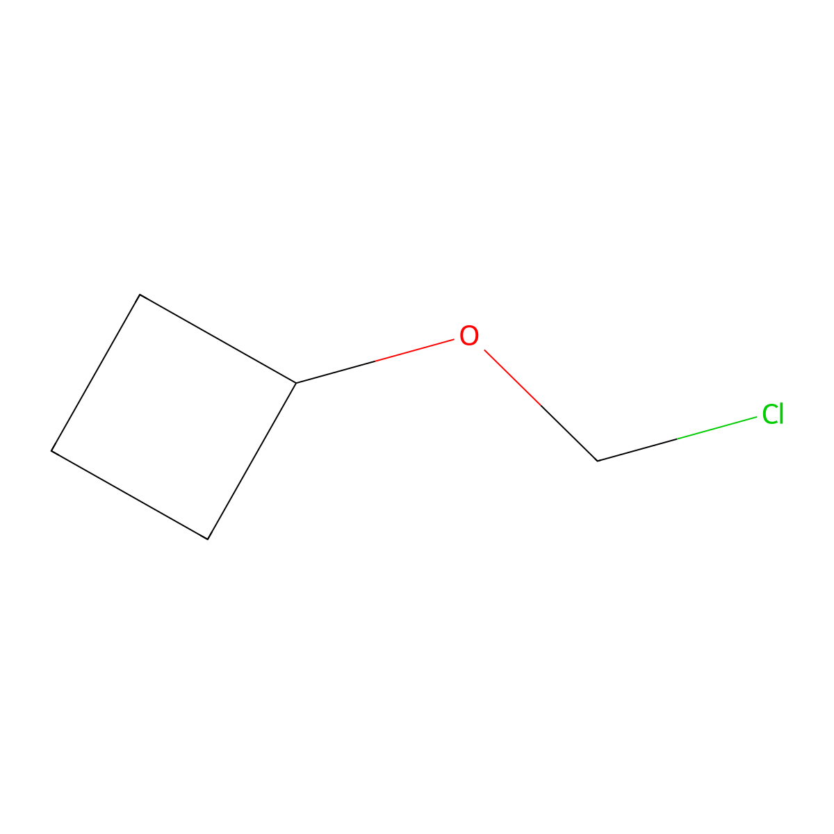 (Chloromethoxy)cyclobutane molecular structure, CAS 104620-74-8