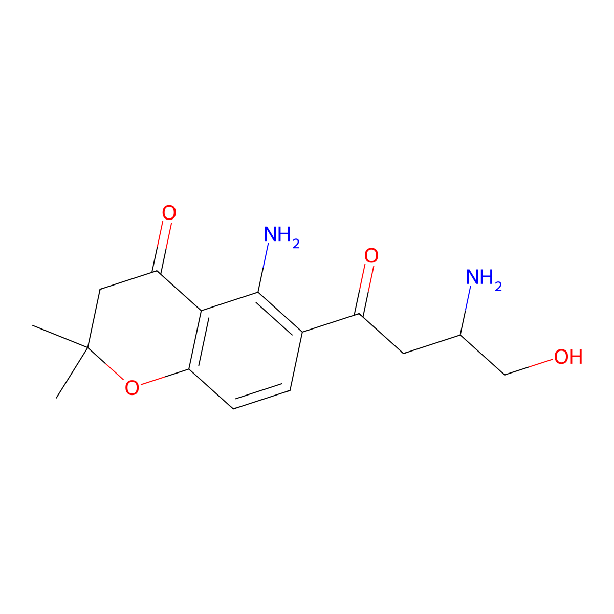 Fusarochromanone molecular structure, CAS 104653-89-6