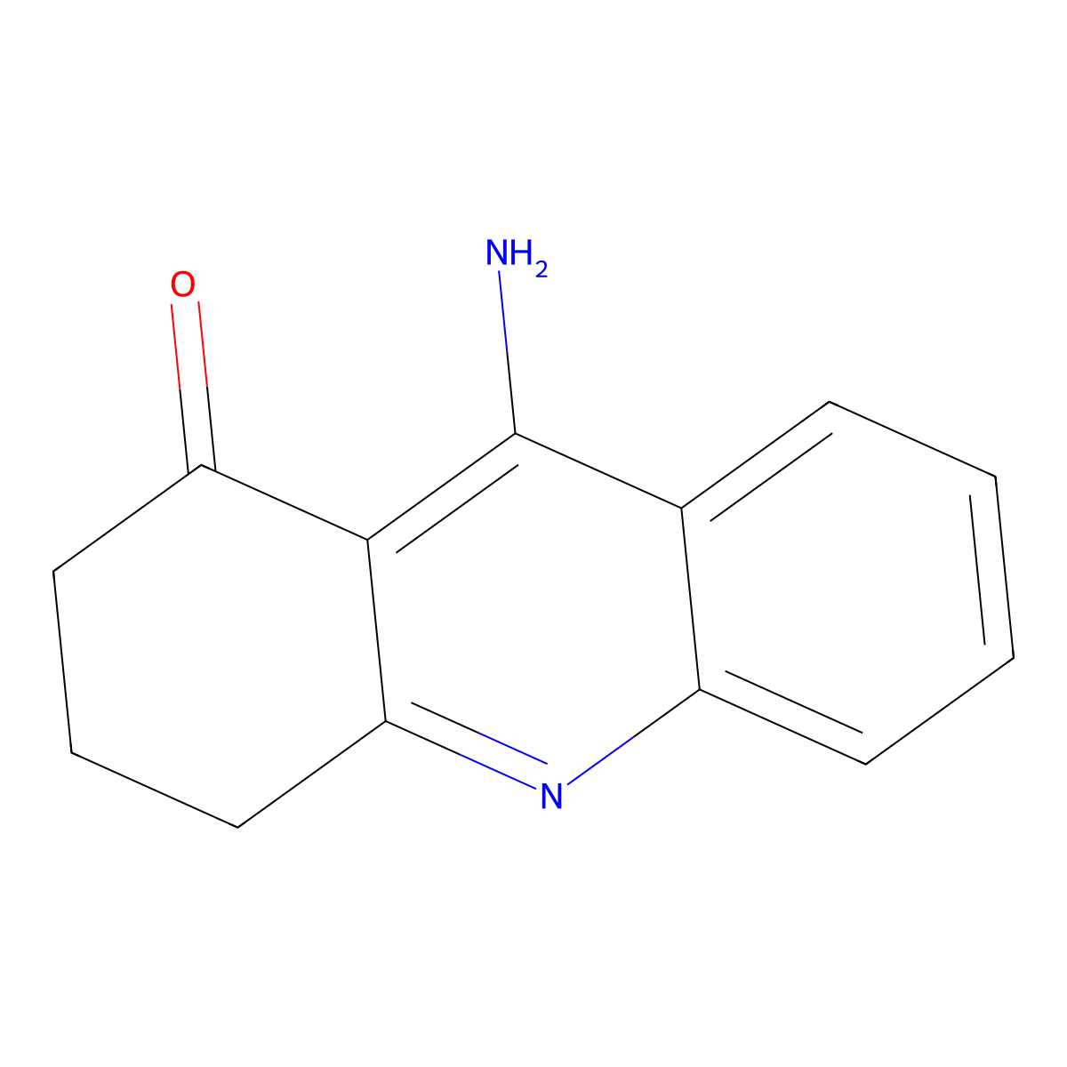 9-amino-3,4-dihydroacridin-1(2H)-one molecular structure, CAS 104675-26-5
