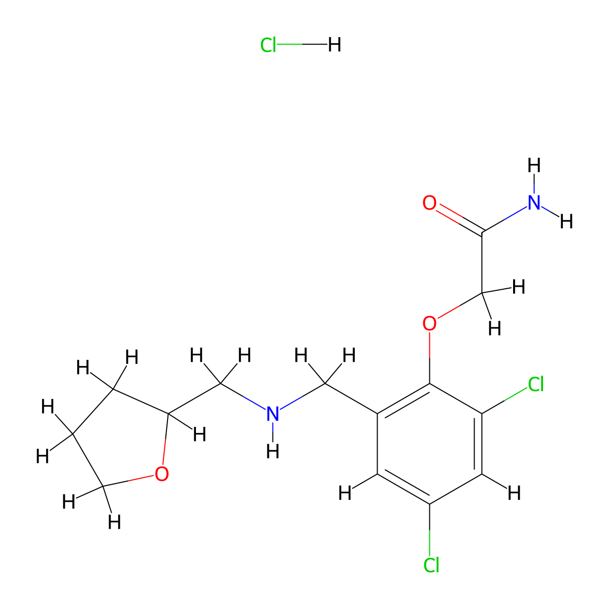 C14H19Cl3N2O3 molecular structure, CAS 1046758-28-4