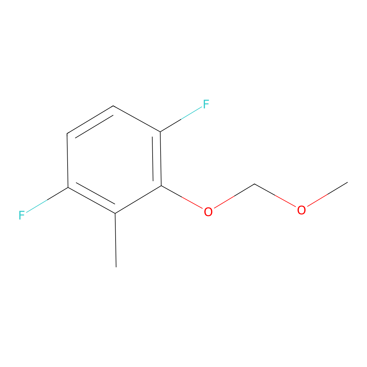 1,4-Difluoro-2-(methoxymethoxy)-3-methylbenzene molecular structure, CAS 1046781-30-9