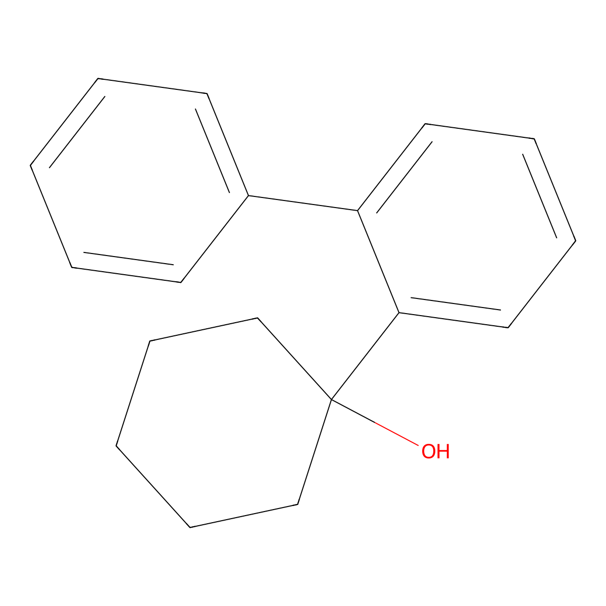 1-[1,1a(2)-Biphenyl]-2-ylcyclohexanol molecular structure, CAS 10468-65-2