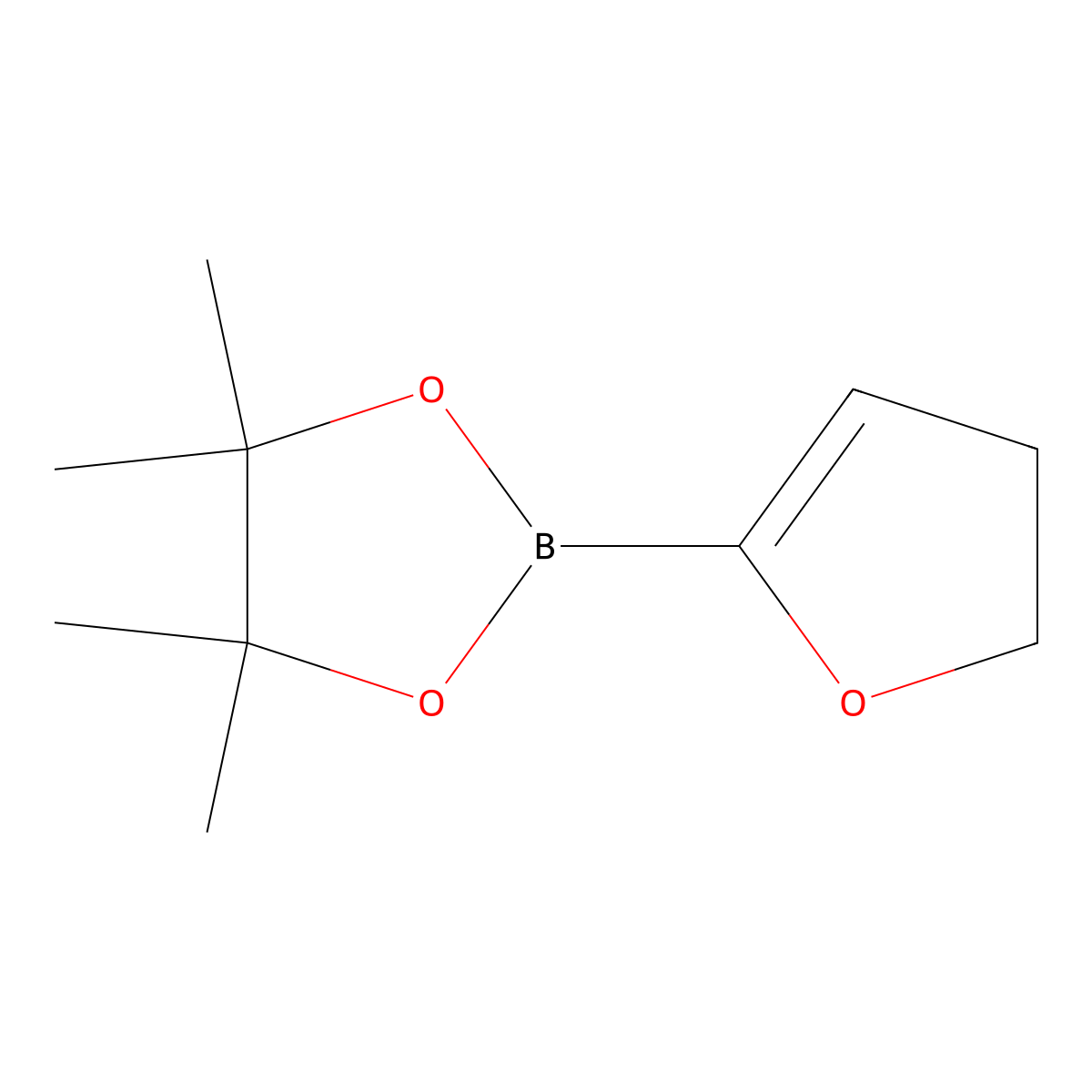 2,3-Dihydro-5-furylboronic acid pinacol ester molecular structure, CAS 1046812-02-5