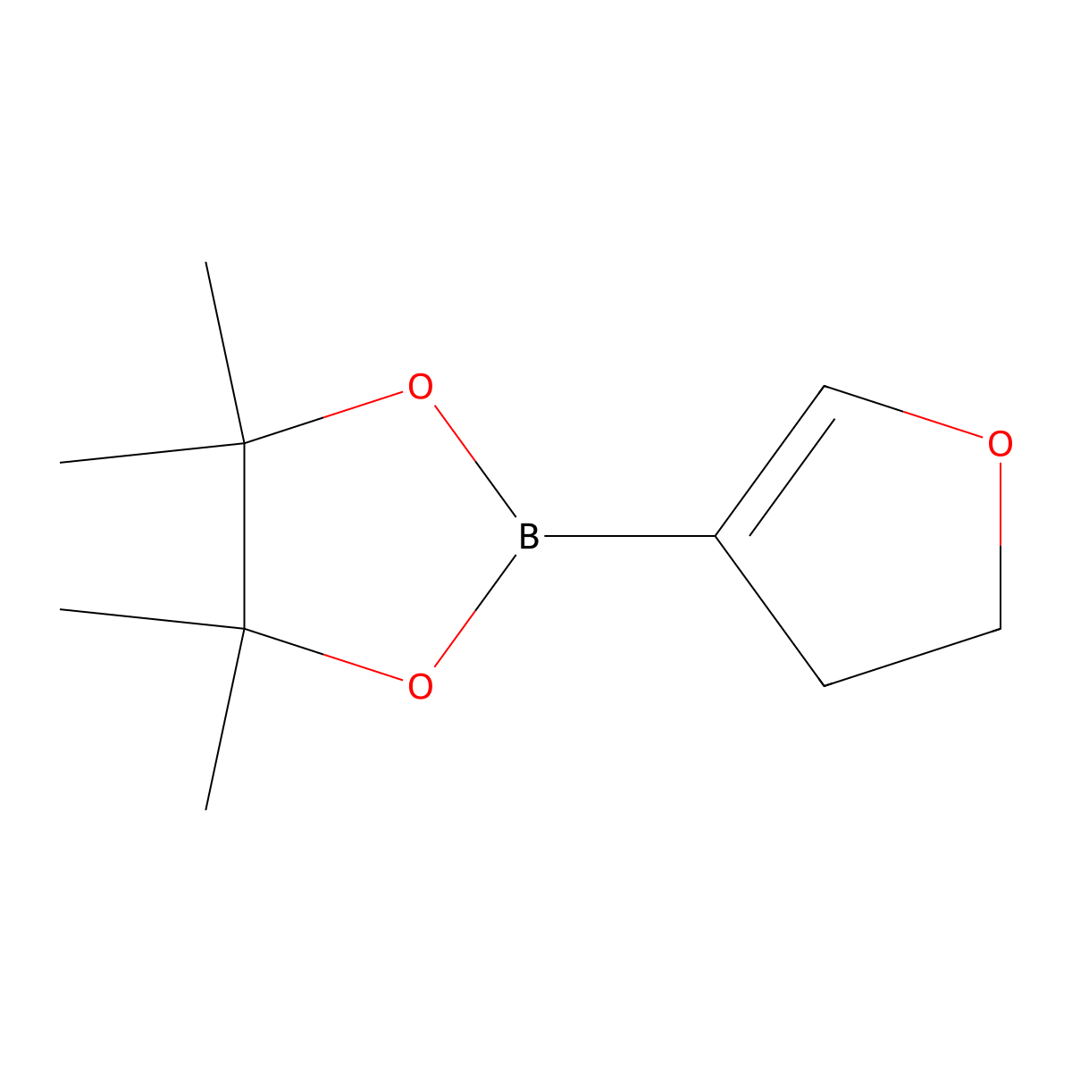 4,5-Dihydrofuran-3-boronic acid pinacol ester molecular structure, CAS 1046812-03-6